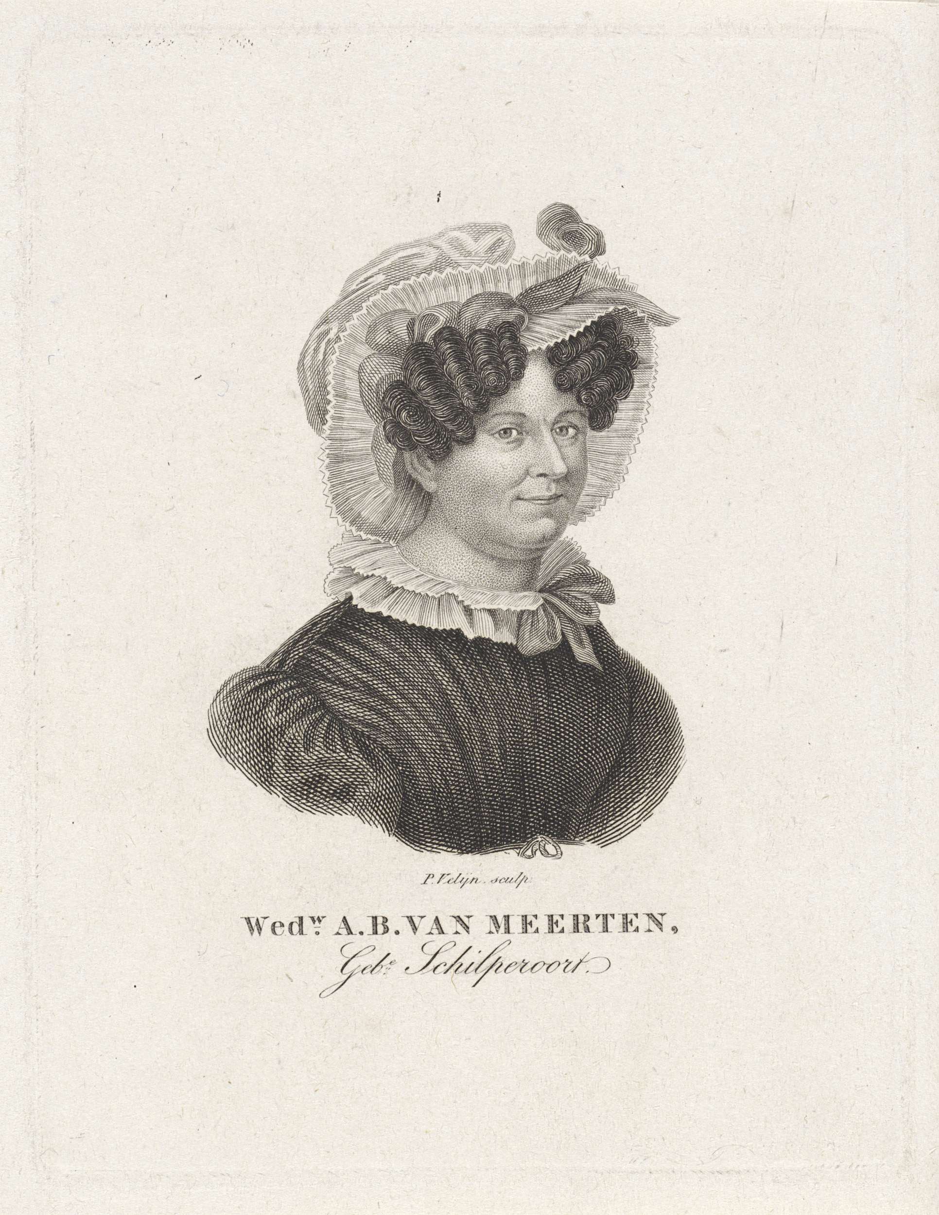 Omslag biografie Anna Barbara , Portret AB Velijn 1835