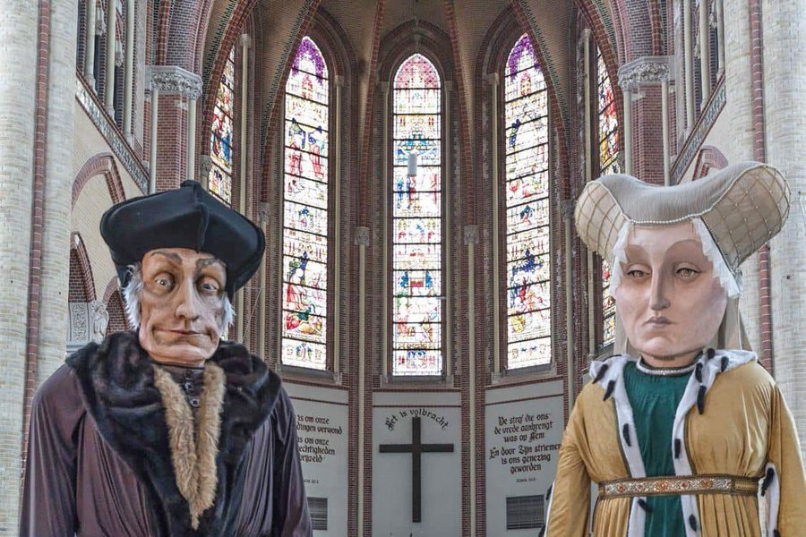 Giganten Erasmus en Jacoba van Beieren